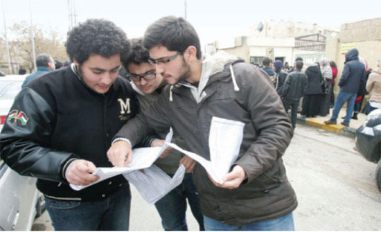 تصحيح 90 % من دفاتر إجابات إمتحانات ‘‘شتوية التوجيهي‘‘ تصحيح 90 % من دفاتر إجابات إمتحانات ‘‘شتوية التوجيهي‘‘