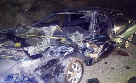 5 إصابات بتصادم مركبتين في ناعور 5 إصابات بتصادم مركبتين في ناعور