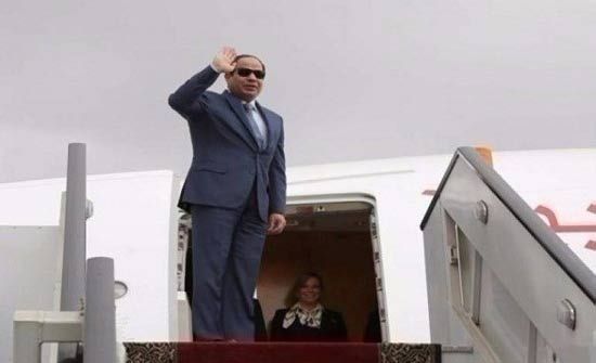 السيسي يتوجه إلى مسقط السيسي يتوجه إلى مسقط