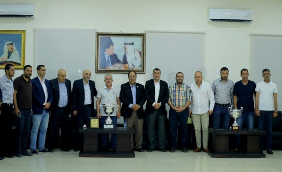 وفد من إدارة الاتحاد الأردني يزور نادي الفيصلي ونادي الوحدات وفد من إدارة الاتحاد الأردني يزور نادي الفيصلي ونادي الوحدات