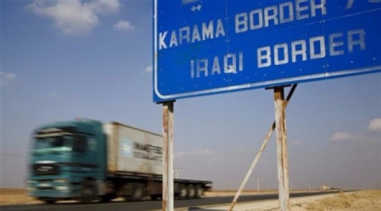 نشر دوريات عسكرية اميركية على طريق العراق - الاردن نشر دوريات عسكرية اميركية على طريق العراق - الاردن