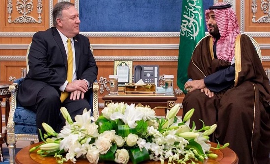 ولي العهد وبومبيو اتفقا على مواصلة خفض التصعيد في اليمن ولي العهد وبومبيو اتفقا على مواصلة خفض التصعيد في اليمن