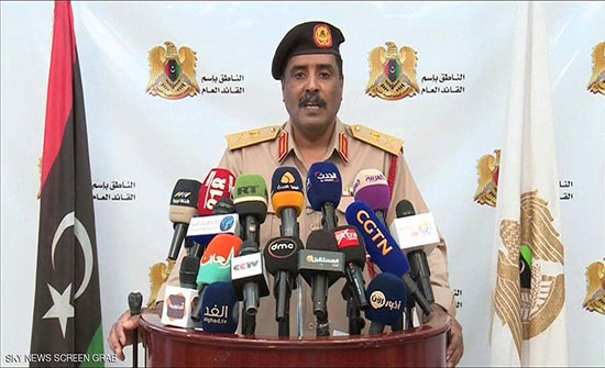 المسماري يكشف تفاصيل ضربة سلاح الجو الليبي في غريان المسماري يكشف تفاصيل ضربة سلاح الجو الليبي في غريان