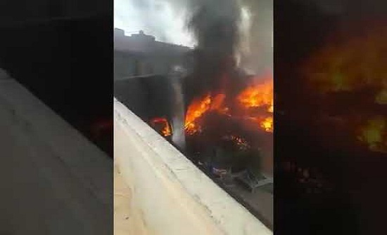 بالفيديو والصور : شاهدوا حريق سوق الروضة بعمان بالفيديو والصور : شاهدوا حريق سوق الروضة بعمان
