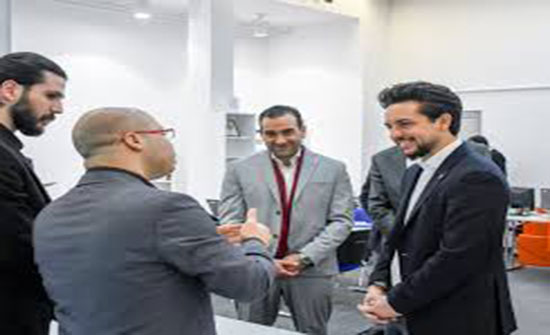 ولي العهد يطلع على نشاطات "مركز التميز للريادة" التابع لجامعة الحسين التقنية ولي العهد يطلع على نشاطات "مركز التميز للريادة" التابع لجامعة الحسين التقنية
