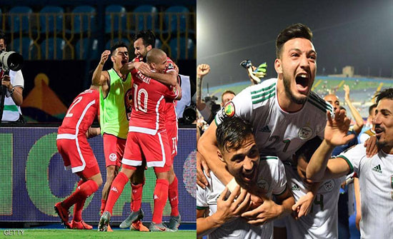 بحلم "النهائي العربي".. الجزائر وتونس في اختبار "الصلابة" بحلم "النهائي العربي".. الجزائر وتونس في اختبار "الصلابة"