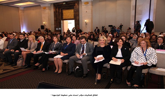 اطلاق فعاليات مؤتمر "نساء على خطوط المواجهة " اطلاق فعاليات مؤتمر "نساء على خطوط المواجهة "