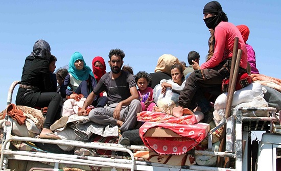 عودة 1514 لاجئاً سوريا إلى بلادهم من الأردن عودة 1514 لاجئاً سوريا إلى بلادهم من الأردن