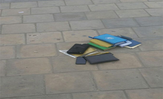 حقيبة مشبوهة تستنفر الأمن في جبل الحسين..(صورة) حقيبة مشبوهة تستنفر الأمن في جبل الحسين..(صورة)