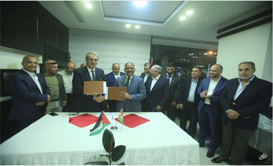مذكرة تعاون صناعية اردنية فلسطينية مذكرة تعاون صناعية اردنية فلسطينية