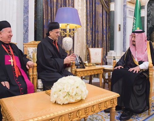 خادم الحرمين الشريفين يستقبل بطريرك الموارنة خادم الحرمين الشريفين يستقبل بطريرك الموارنة