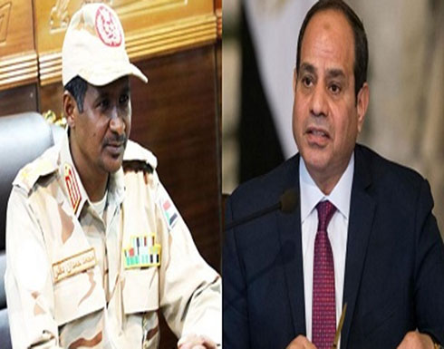 السيسي يجتمع بحميدتي ويبحثان "أوضاع السودان" السيسي يجتمع بحميدتي ويبحثان "أوضاع السودان"