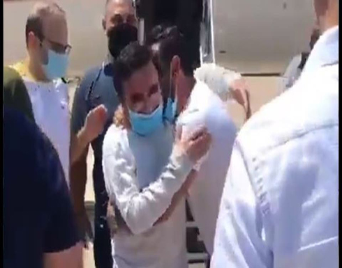 شاهد : وصول تاج الدين إلى بيروت بعد إطلاقه من سجون أميركا شاهد : وصول تاج الدين إلى بيروت بعد إطلاقه من سجون أميركا