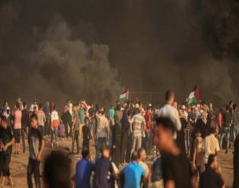 8 مصابين في مسيرة العودة شرقي قطاع غزة 8 مصابين في مسيرة العودة شرقي قطاع غزة