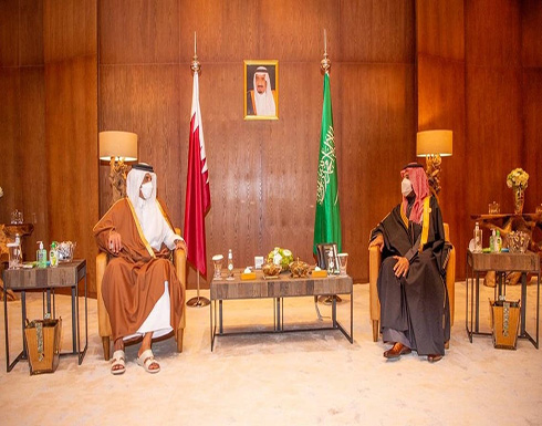 ولي العهد السعودي يبحث مع أمير قطر العلاقات الثنائية ولي العهد السعودي يبحث مع أمير قطر العلاقات الثنائية
