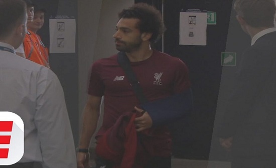 شاهد… اول ظهور لمحمد صلاح بعد الإصابة
