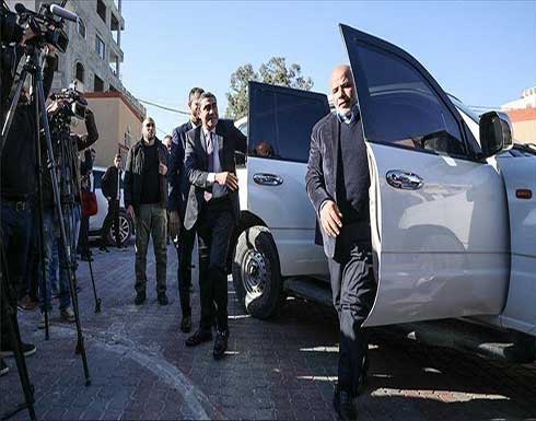 وفد أمني مصري يصل غزة وفد أمني مصري يصل غزة