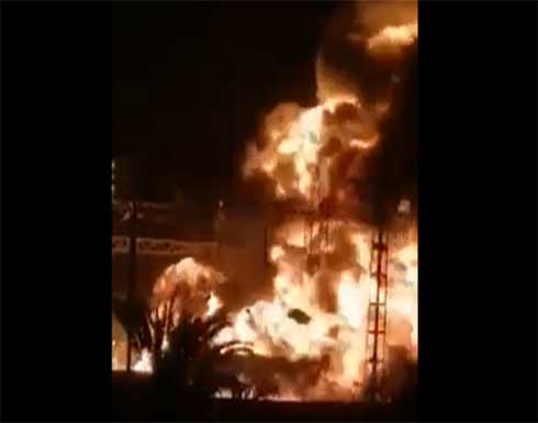 حريق ضخم بمحطة توليد كهرباء في مدينة عين الدفلى في الجزائر .. بالفيديو حريق ضخم بمحطة توليد كهرباء في مدينة عين الدفلى في الجزائر .. بالفيديو