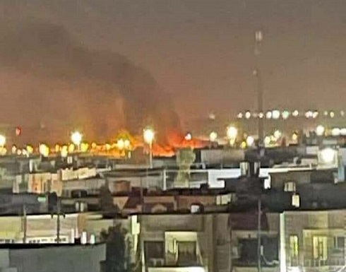 شاهد : لحظة القصف الذي استهدف مطار أربيل الدولي بكردستان العراق شاهد : لحظة القصف الذي استهدف مطار أربيل الدولي بكردستان العراق
