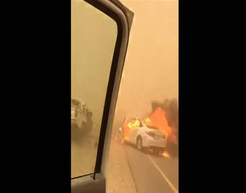 قتيلٌ وجريح بحادث مروّع.. "ولعت" السيارة! (فيديو) قتيلٌ وجريح بحادث مروّع.. "ولعت" السيارة! (فيديو)