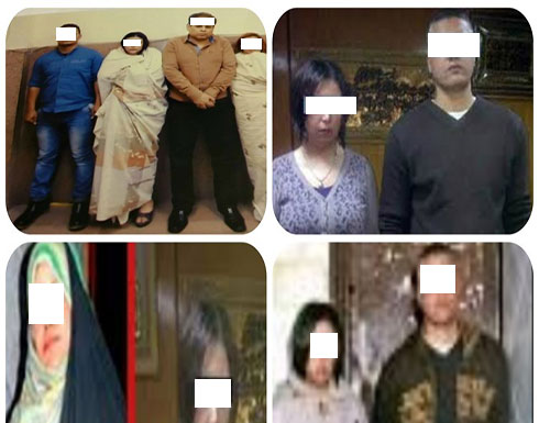 ضبط 5 متهمين متلبسين بممارسة الرذيلة وتبادل الزوجات في مصر ضبط 5 متهمين متلبسين بممارسة الرذيلة وتبادل الزوجات في مصر