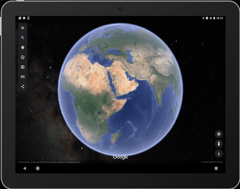 جوجل تدعم رؤية النجوم والمجرات على تطبيق Google Earth المحمول