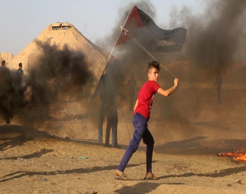 غزة: 74 مصابا في جمعة "مخيّمات لبنان" غزة: 74 مصابا في جمعة "مخيّمات لبنان"