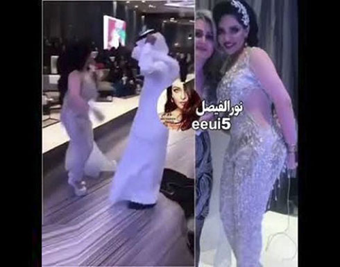 شاهد : فنانة كويتية تثير الجدل بفستان شفاف يظهر جميع جسمها في حفل زفاف شقيقتها شاهد : فنانة كويتية تثير الجدل بفستان شفاف يظهر جميع جسمها في حفل زفاف شقيقتها