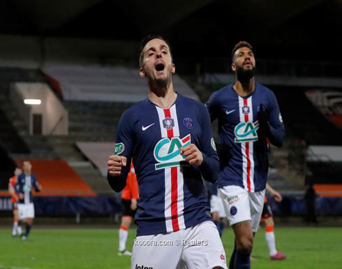 بالصور.. باريس ينجو من فخ لوريان في الكأس بالصور.. باريس ينجو من فخ لوريان في الكأس