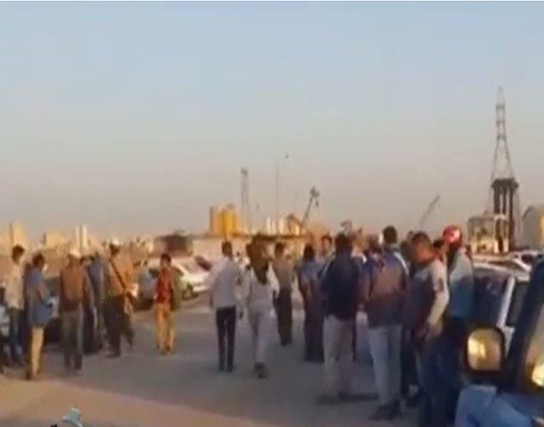 شاهد : إضرابات واسعة في مصافي النفط الإيرانية شاهد : إضرابات واسعة في مصافي النفط الإيرانية