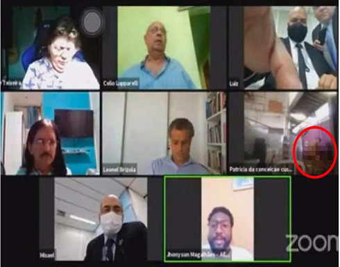 فضيحة على المباشر.. يدخلان في "علاقة حميمة" خلال اجتماع حكومي في البرازيل فضيحة على المباشر.. يدخلان في "علاقة حميمة" خلال اجتماع حكومي في البرازيل