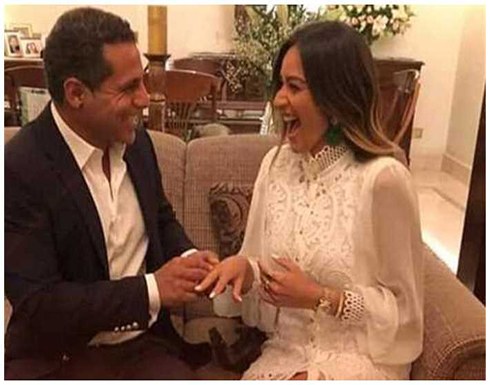 صور رومانسية لأمينة خليل وخطيبها بالساحل الشمالي .. شاهد صور رومانسية لأمينة خليل وخطيبها بالساحل الشمالي .. شاهد