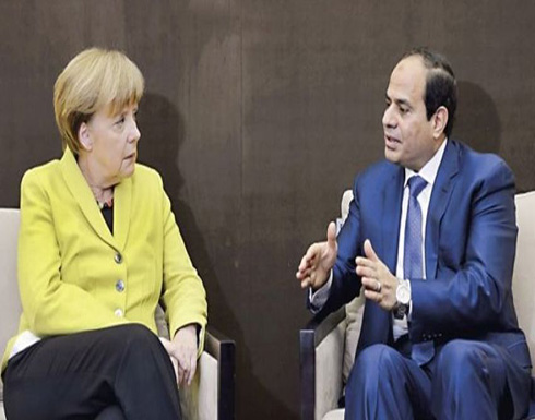 السيسي وميركل يبحثان التعاون في مكافحة الإرهاب السيسي وميركل يبحثان التعاون في مكافحة الإرهاب