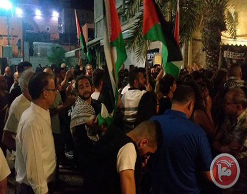 مظاهرة في حيفا نصرة لغزة مظاهرة في حيفا نصرة لغزة