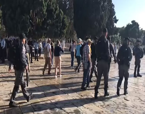 بالفيديو : اعتقال مصلين بالأقصى تزامنا مع اقتحام المستوطنين بالفيديو : اعتقال مصلين بالأقصى تزامنا مع اقتحام المستوطنين