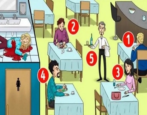 اختبر مهاراتك الأمنية بـ15 ثانية.. من هو قاتل المرأة بالمطعم؟ اختبر مهاراتك الأمنية بـ15 ثانية.. من هو قاتل المرأة بالمطعم؟