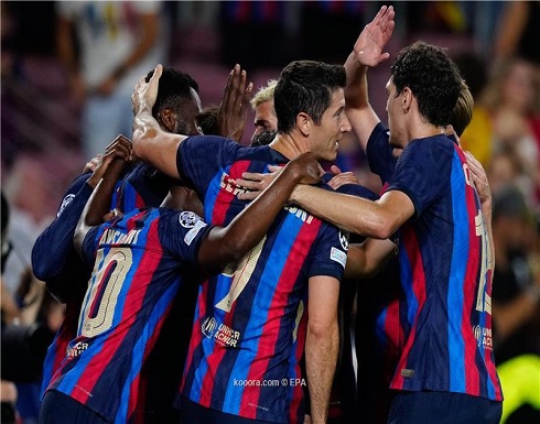 بالصور: برشلونة يفترس فيكتوريا بلزن في ليلة توهج ليفاندوفسكي بالصور: برشلونة يفترس فيكتوريا بلزن في ليلة توهج ليفاندوفسكي