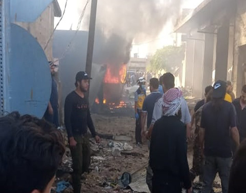 قتلى وجرحى بتفجير مفخخة في عفرين شمال سوريا قتلى وجرحى بتفجير مفخخة في عفرين شمال سوريا
