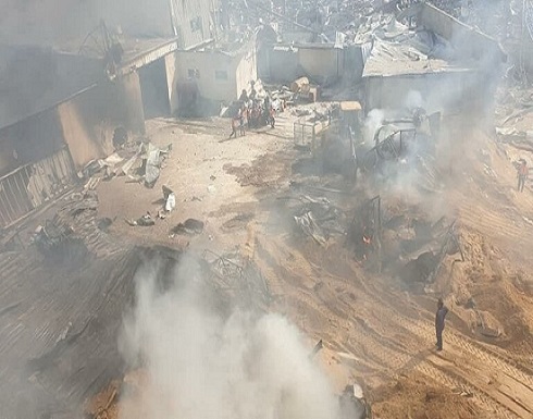 الطيران "الإسرائيلي" يستهدف مصنع شمالي قطاع غزة الطيران "الإسرائيلي" يستهدف مصنع شمالي قطاع غزة