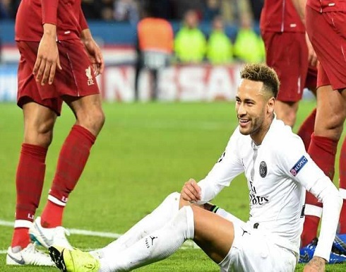 "تمثيل نيمار" يغضب لاعبي ليفربول "تمثيل نيمار" يغضب لاعبي ليفربول