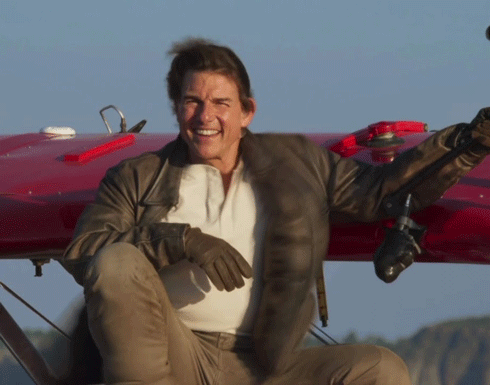 توم كروز يكشف عن كواليس قيامه بمشهد خطير على جناح طائرة في فيلم mission impossible الجديد توم كروز يكشف عن كواليس قيامه بمشهد خطير على جناح طائرة في فيلم mission impossible الجديد