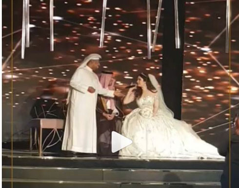 بالفيديو - رؤى الصبّان تغني لعريسها مذيع mbc حمود الفايز... ولجين عمران تتدخل