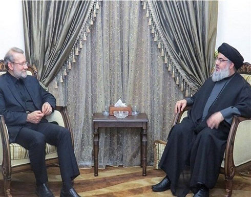 لاريجاني يختتم زيارة لبنان بلقاء نصرالله لاريجاني يختتم زيارة لبنان بلقاء نصرالله