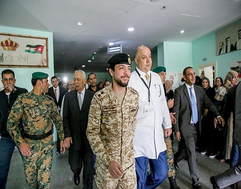 بالفيديو والصور : ولي العهد يزور مستشفى الأمير حسين بالفيديو والصور : ولي العهد يزور مستشفى الأمير حسين