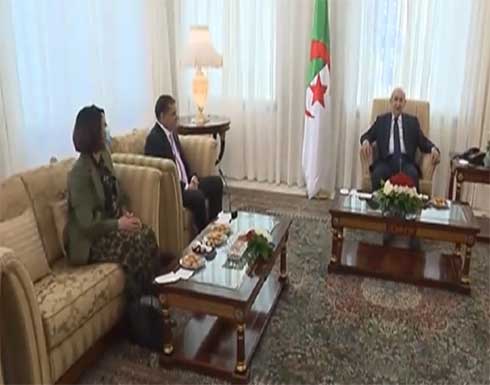 تبون والدبيبة يبحثان التعاون الثنائي والتنسيق الأمني تبون والدبيبة يبحثان التعاون الثنائي والتنسيق الأمني