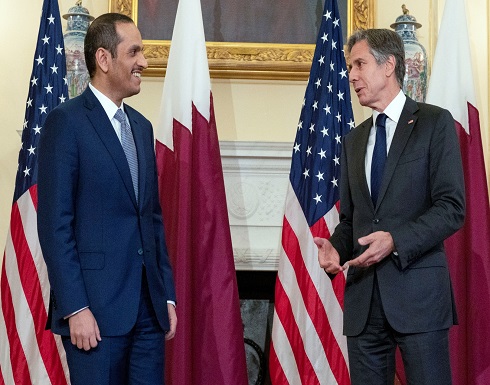 بلينكن بحث مع نظيره القطري آخر تطورات الوضع في أفغانستان بلينكن بحث مع نظيره القطري آخر تطورات الوضع في أفغانستان