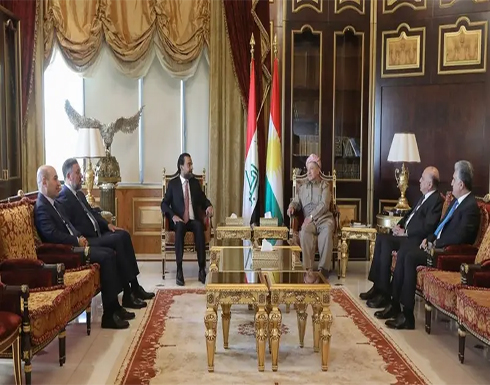 قبل حل البرلمان.. الحلبوسي وبارزاني يدعوان لتشكيل حكومة قبل حل البرلمان.. الحلبوسي وبارزاني يدعوان لتشكيل حكومة