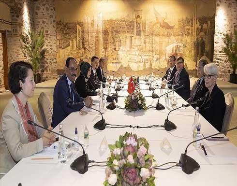 قالن وشيرمان يبحثان ترتيبات لقاء أردوغان وبايدن في بروكسل قالن وشيرمان يبحثان ترتيبات لقاء أردوغان وبايدن في بروكسل