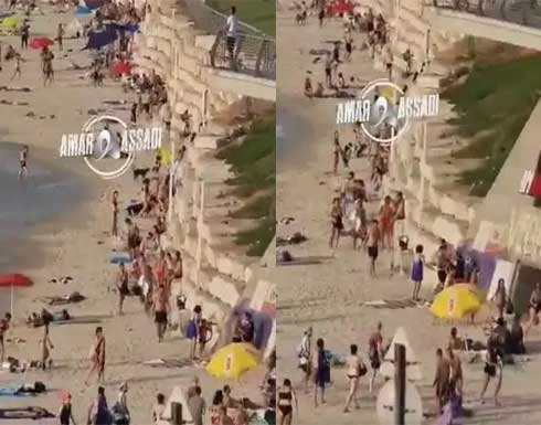 هروب إسرائيليين وفزعهم من صواريخ المقاومة على شواطئ تل أبيب .. بالفيديو هروب إسرائيليين وفزعهم من صواريخ المقاومة على شواطئ تل أبيب .. بالفيديو