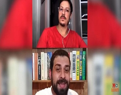 زوجة إعلامي برازيلي تظهر عارية أثناء بث مباشر.. وهذا رد فعله (فيديو) زوجة إعلامي برازيلي تظهر عارية أثناء بث مباشر.. وهذا رد فعله (فيديو)